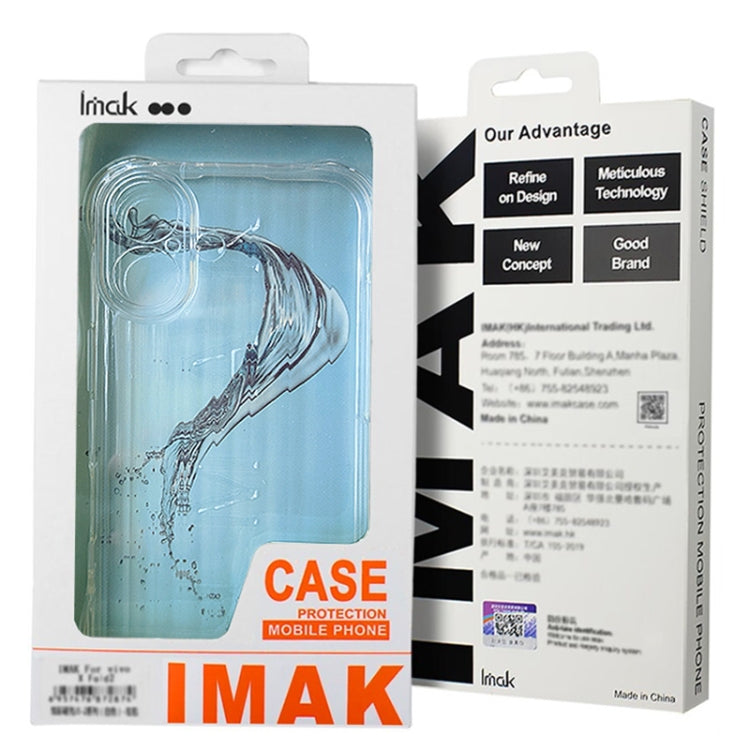 For Motorola Edge 50 Pro IMAK Space Shield PC + TPU Airbag Shockproof Phone Case(Transparent) - Motorola Cases by imak | Online Shopping UK | buy2fix