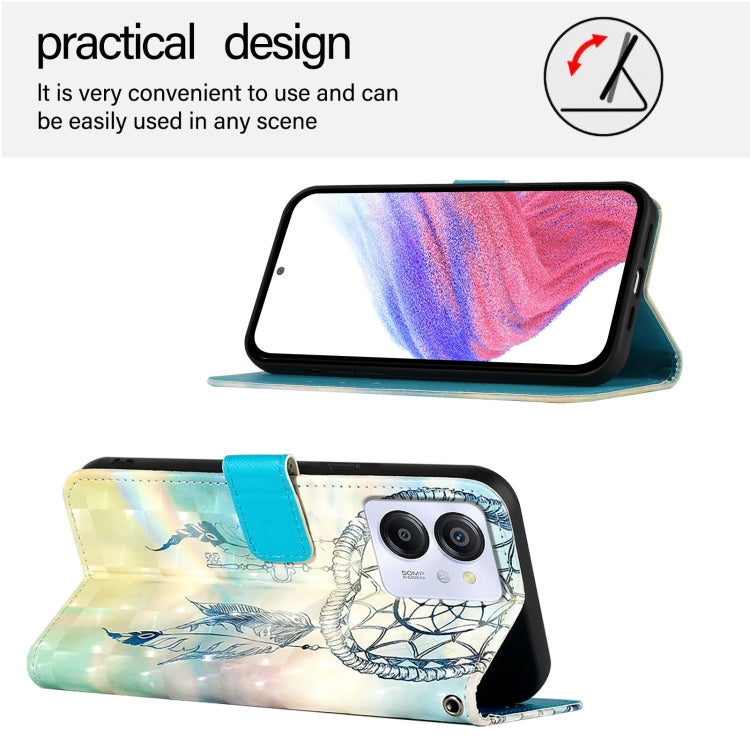 For Blackview Color 8 3D Painting Horizontal Flip Leather Phone Case(Dream Wind Chimes) - More Brand by buy2fix | Online Shopping UK | buy2fix