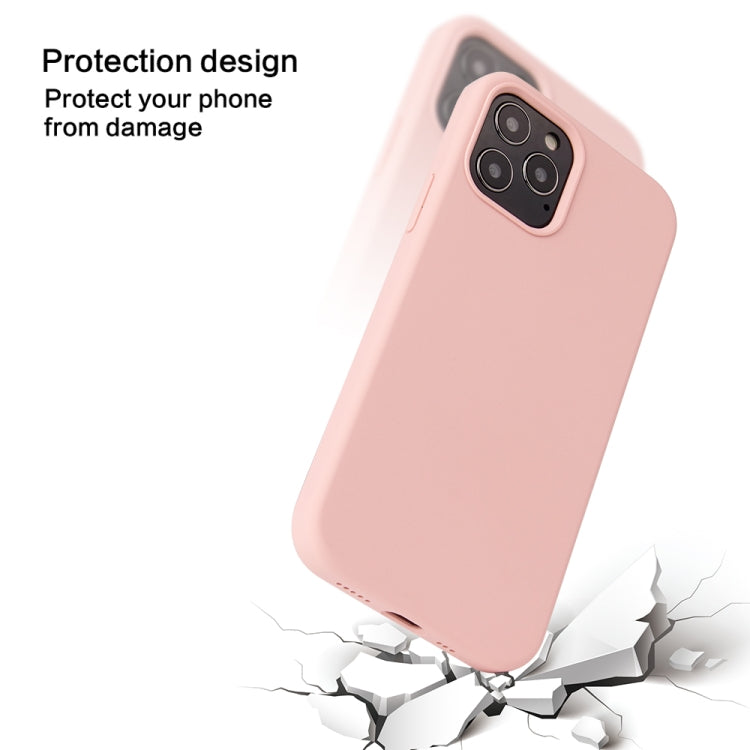 For iPhone 16 Pro Max Liquid Silicone Phone Case(Sand Pink) - iPhone 16 Pro Max Cases by buy2fix | Online Shopping UK | buy2fix