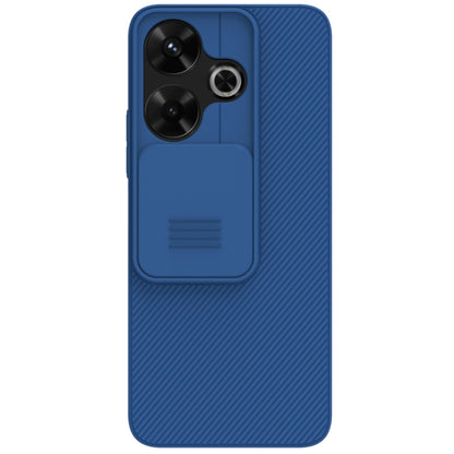 For Redmi Note 13R 5G / 13 4G NILLKIN Black Mirror Series Camshield PC Phone Case(Blue) - Redmi 13 Cases by NILLKIN | Online Shopping UK | buy2fix