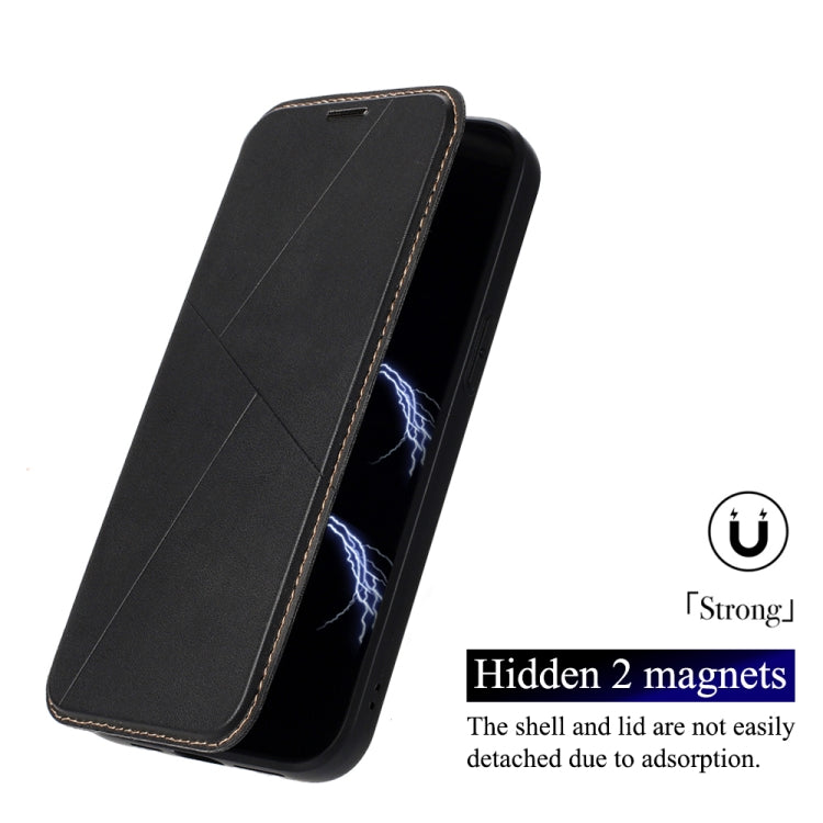 For iPhone 16 Magnetic Armor Series RFID Card Slots Leather Phone Case(Blue) - iPhone 16 Cases by buy2fix | Online Shopping UK | buy2fix