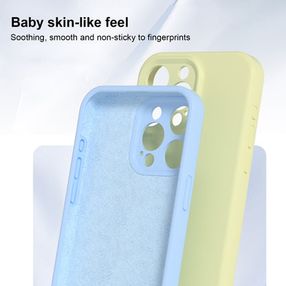 For iPhone 16 Pro Precise Hole Liquid Silicone Jelly Color Full Coverage Phone Case(Rock Gray) - iPhone 16 Pro Cases by buy2fix | Online Shopping UK | buy2fix