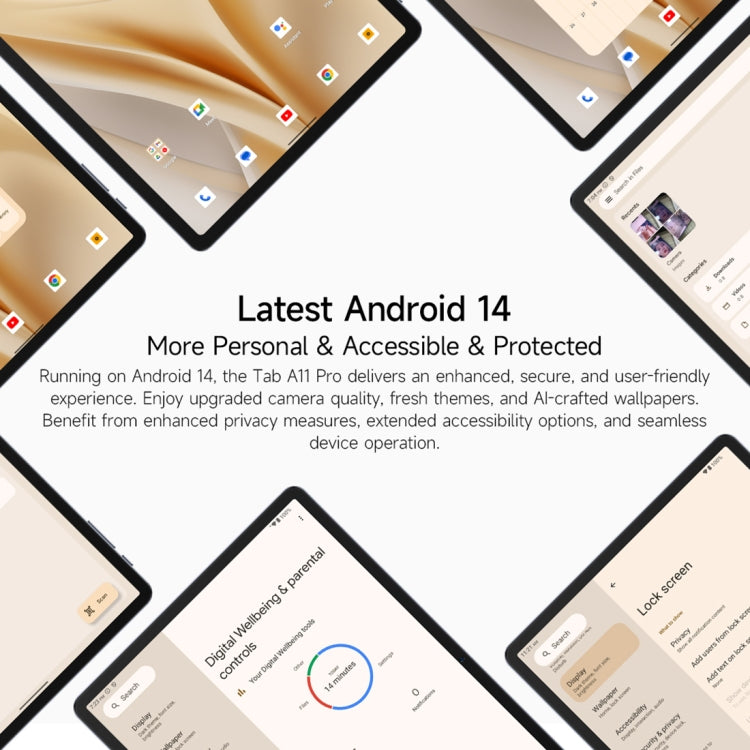 Ulefone Tab A11 Pro Tablet PC, 8GB+128GB, 11 inch Android 14 MediaTek Helio G99 Octa Core 4G Network, EU Plug(Space Gray) - Other by Ulefone | Online Shopping UK | buy2fix