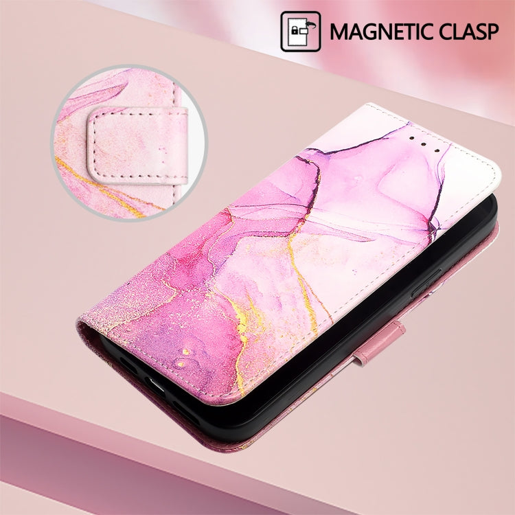 For Redmi K70 Ultra 5G Global PT003 Marble Pattern Flip Leather Phone Case(Pink Purple Gold) - Xiaomi Cases by buy2fix | Online Shopping UK | buy2fix