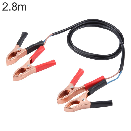 Car Dual Crocodile Clip Charging Connection Cable, Cable Length:2.8m - Booster Cable & Clip by buy2fix | Online Shopping UK | buy2fix