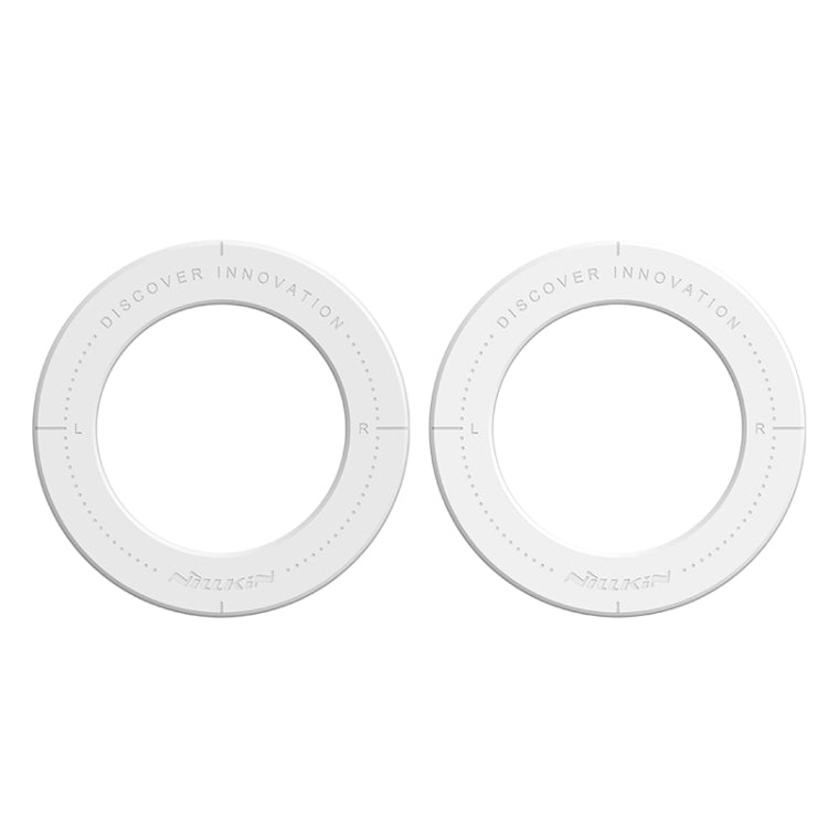 2pcs NILLKIN NKL12 Magnetic Ring Ultra(White) - Others Accessories by NILLKIN | Online Shopping UK | buy2fix