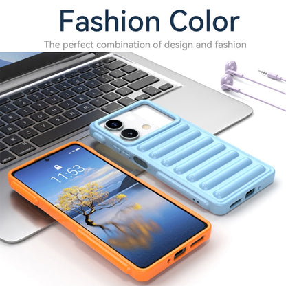 For Redmi K70 Capsule Series Candy Color TPU Phone Case(Blue) - K70 Cases by buy2fix | Online Shopping UK | buy2fix