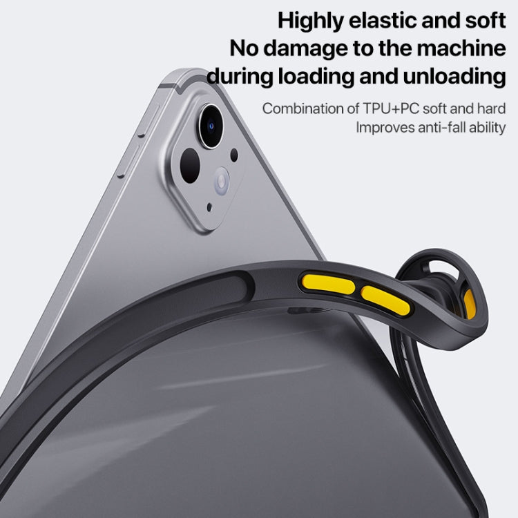 For iPad Pro 11 2024 Ming Shield Series PC Hybrid TPU Tablet Case(Grey) - iPad Pro 11 2024 Cases by buy2fix | Online Shopping UK | buy2fix