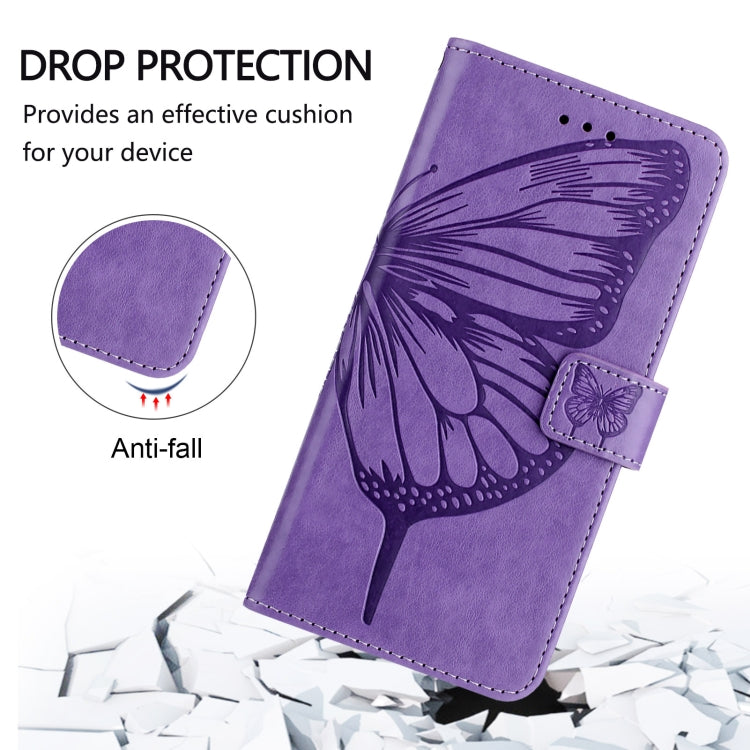 For Redmi K70 Ultra 5G Global Embossed Butterfly Leather Phone Case(Light Purple) - Xiaomi Cases by buy2fix | Online Shopping UK | buy2fix