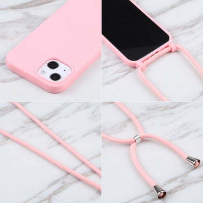 For iPhone 16 Pro Max Candy Colors TPU Protective Phone Case with Lanyard(Pink) - iPhone 16 Pro Max Cases by buy2fix | Online Shopping UK | buy2fix