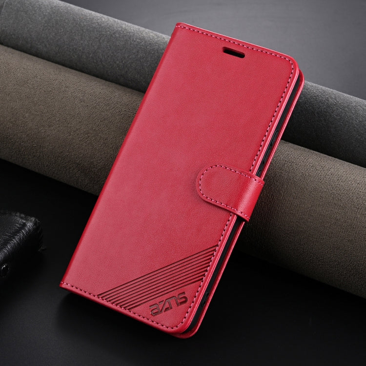 For Redmi K70 Ultra AZNS Sheepskin Texture Flip Leather Phone Case(Red) - Xiaomi Cases by AZNS | Online Shopping UK | buy2fix