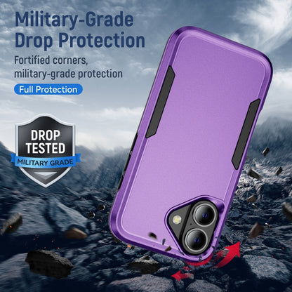 For iPhone 16 Pioneer Armor Heavy Duty PC + TPU Phone Case(Purple+Black) - iPhone 16 Cases by buy2fix | Online Shopping UK | buy2fix