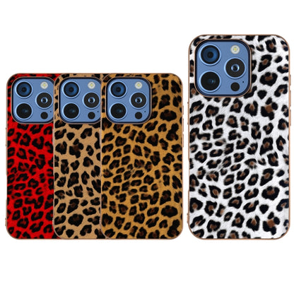 For iPhone 16 Pro Nano Plating Leopard Print Phone Case(Brown) - iPhone 16 Pro Cases by buy2fix | Online Shopping UK | buy2fix