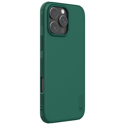 For iPhone 16 Pro Max NILLKIN Frosted Shield Pro PC + TPU Phone Case(Green) - iPhone 16 Pro Max Cases by NILLKIN | Online Shopping UK | buy2fix