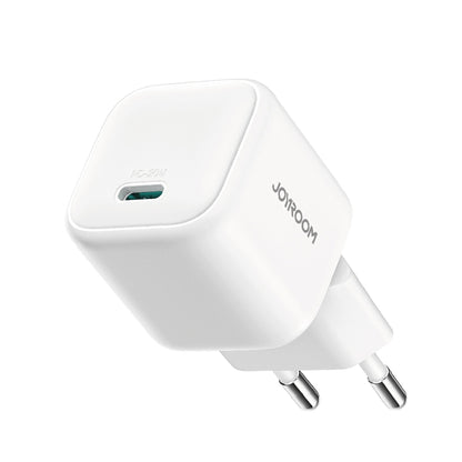 JOYROOM JR-TCG08 GaN PD20W USB-C / Type-C Port Mini Charger, Plug:EU Plug(White) - USB Charger by JOYROOM | Online Shopping UK | buy2fix