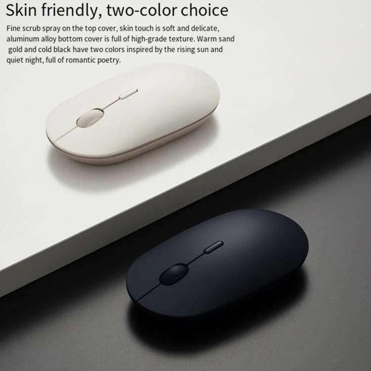 Original Xiaomi XMBXSB01YM Bluetooth Dual Mode Silent Portable Mouse 3(Gold) - Wireless Mice by Xiaomi | Online Shopping UK | buy2fix