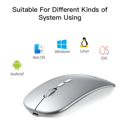 Yesido KB15 Slim 2.4G Rechargeable Wireless Optical Mouse(White) - Wireless Mice by Yesido | Online Shopping UK | buy2fix