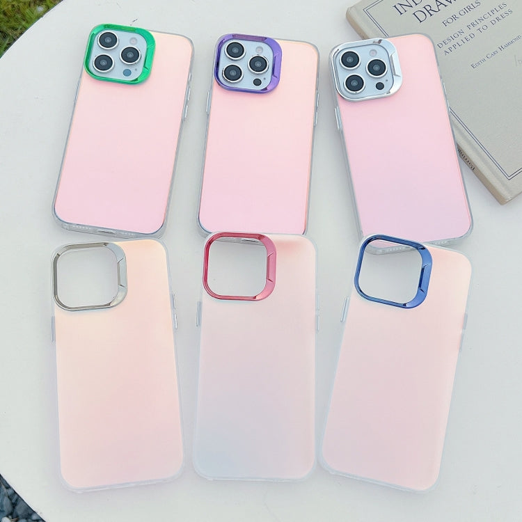 For iPhone 16 Pro Color Plating Discoloration PC Phone Case(Silver) - iPhone 16 Pro Cases by buy2fix | Online Shopping UK | buy2fix