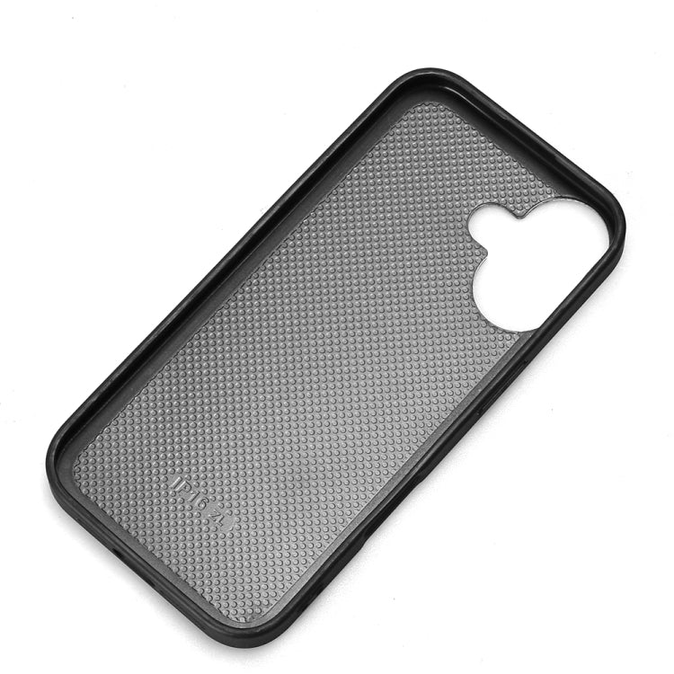 For iPhone 16 Plus Wristband Leather Back Phone Case(Black) - iPhone 16 Plus Cases by buy2fix | Online Shopping UK | buy2fix