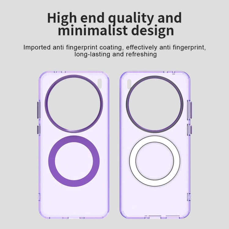 For vivo X200 Pro Candy Magsafe PC Hybrid TPU Phone Case(Purple) - X200 Pro Cases by buy2fix | Online Shopping UK | buy2fix