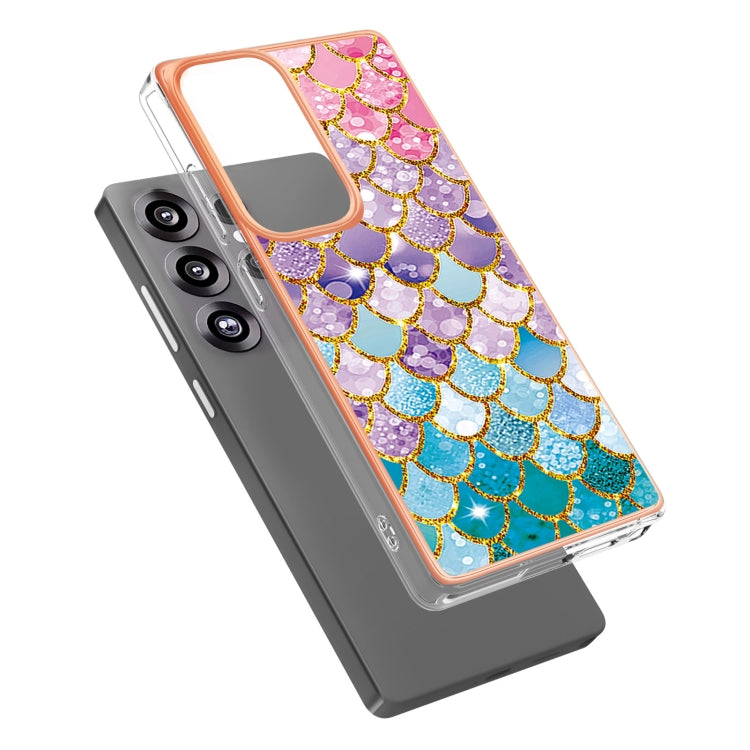 For Samsung Galaxy S25 Ultra 5G Electroplating IMD TPU Phone Case(Colorful Scales) - Galaxy S25 Ultra 5G Cases by buy2fix | Online Shopping UK | buy2fix