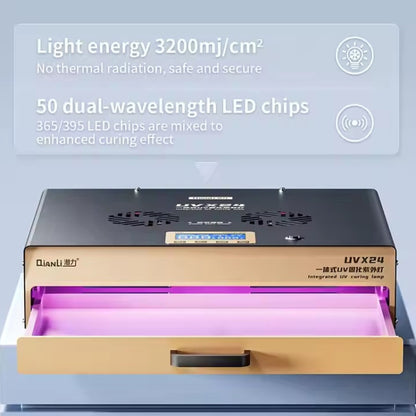 Qianli UVX24 16 inch Powerful Integrated UV Curing Lamp Box, Plug:EU Plug - Others by QIANLI | Online Shopping UK | buy2fix