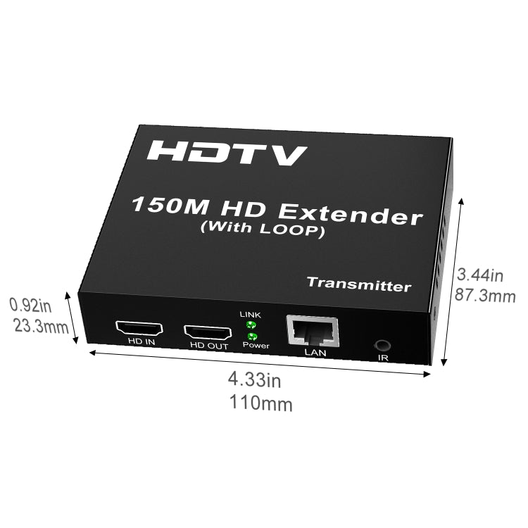 150m HDTV Network Extender(US Plug) - Amplifier by buy2fix | Online Shopping UK | buy2fix