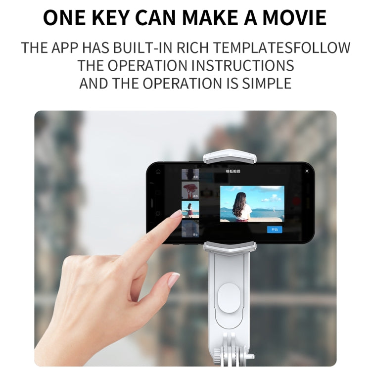 FUNSNAP Capture Q3 Single Axis Handheld Gimbal Phone Live Stabilizer(White) - Handheld Gimbals by FUNSNAP | Online Shopping UK | buy2fix