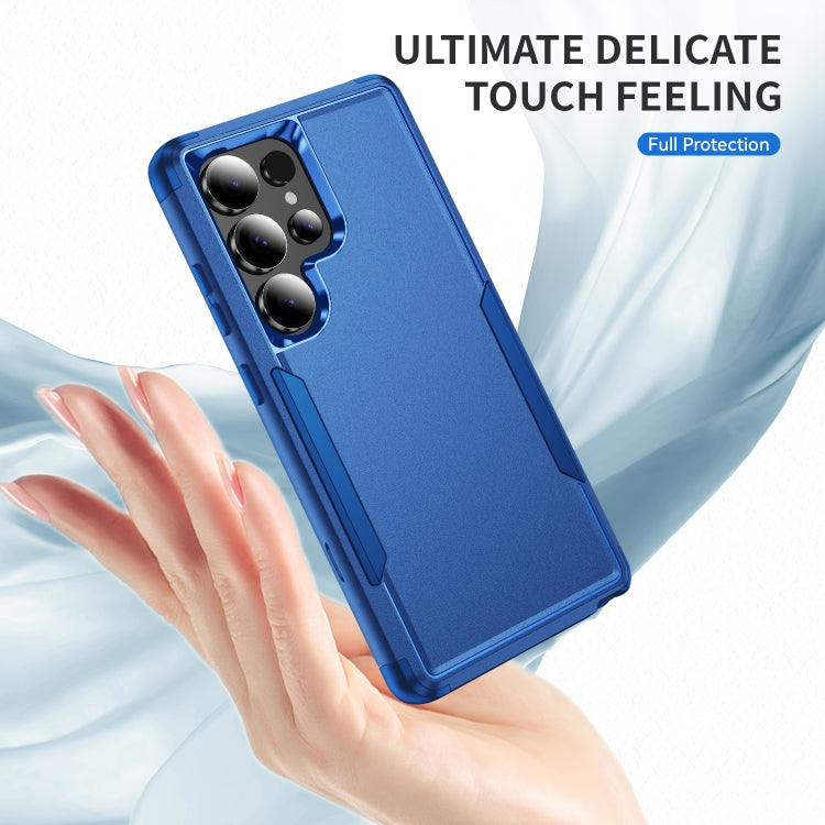 For Samsung Galaxy S25 Ultra 5G TPU + PC Shockproof Protective Phone Case(Royal Blue) - Galaxy S25 Ultra 5G Cases by buy2fix | Online Shopping UK | buy2fix