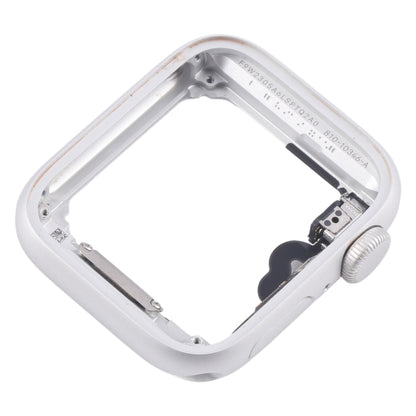 For Apple Watch Series 5 44MM LTE Aluminium Alloy Middle Frame Bezel Plate with Crown Spin Axis Flex Cable(Silver) - Middle Frame by buy2fix | Online Shopping UK | buy2fix