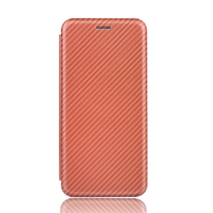 For DOOGEE N20 Pro Carbon Fiber Texture Horizontal Flip TPU + PC + PU Leather Case with Card Slot(Brown) - More Brand by buy2fix | Online Shopping UK | buy2fix