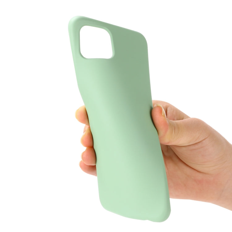 For OPPO A92s / Reno4 Z 5G Pure Color Liquid Silicone Shockproof Full Coverage Case(Green) - OPPO Cases by buy2fix | Online Shopping UK | buy2fix