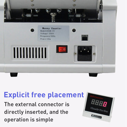 2108UV/IR Portable Multi-Currency Currency Counter, Specification: AU Plug - Currency Counter by buy2fix | Online Shopping UK | buy2fix