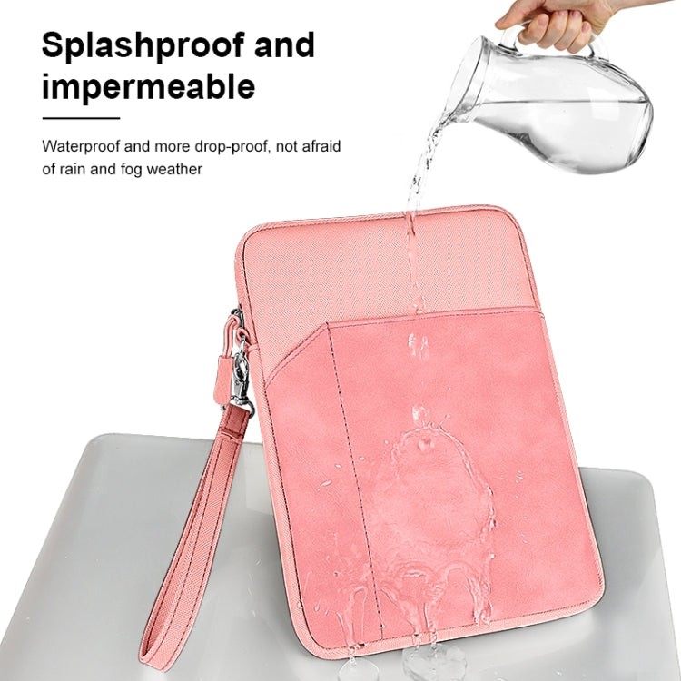 HAWEEL Splash-proof Pouch Sleeve Tablet Bag for iPad mini, 7.9-8.4 inch Tablets(Pink) - Protective Bag by HAWEEL | Online Shopping UK | buy2fix