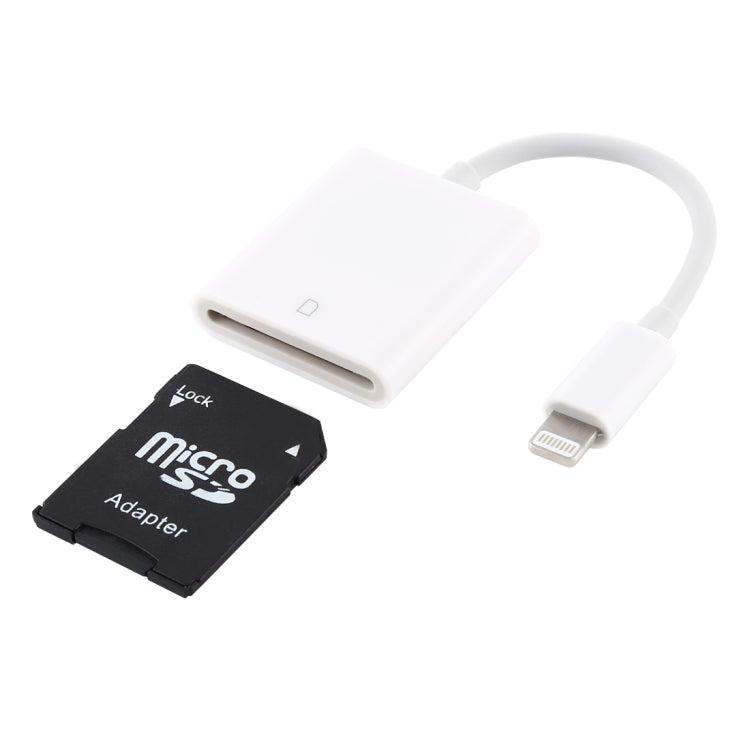 NK105 8 Pin to SD Card Camera Reader Adapter, Compatible with IOS 9.1 and Above Systems - Converter & Adapter by buy2fix | Online Shopping UK | buy2fix