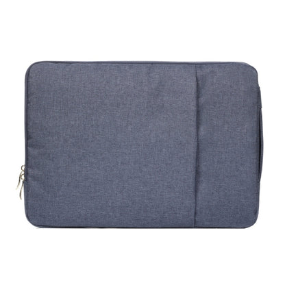 11.6 inch Universal Fashion Soft Laptop Denim Bags Portable Zipper Notebook Laptop Case Pouch for MacBook Air, Lenovo and other Laptops, Size: 32.2x21.8x2cm (Dark Blue) - 10 - 11 inch by buy2fix | Online Shopping UK | buy2fix