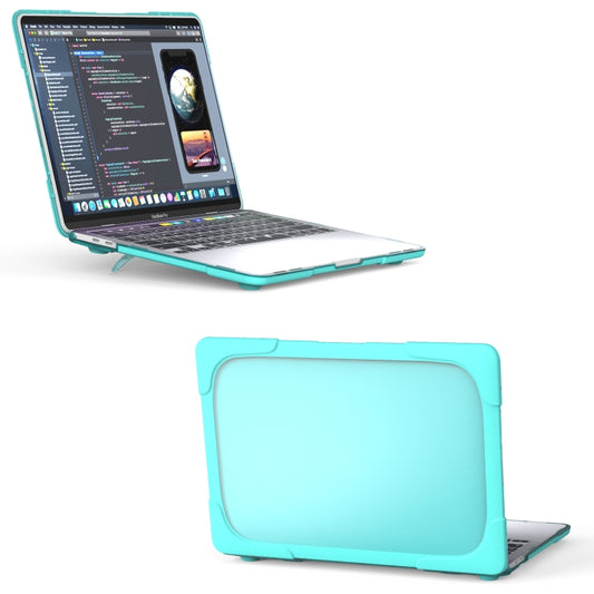 For MacBook Pro 13 inch 2022 & A2289 / A2251 / A2338 2020 PC + TPU Two Colors Laptop Protective Case(Mint Green) - MacBook Pro Cases by buy2fix | Online Shopping UK | buy2fix