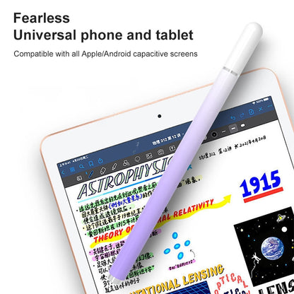 Universal Nano Disc Nib Capacitive Stylus Pen with Magnetic Cap & Spare Nib (Rose Gold) - Stylus Pen by buy2fix | Online Shopping UK | buy2fix