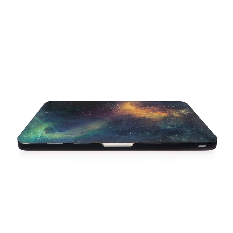 For Macbook Pro 13.3 inch Starry Sky Patterns Apple Laptop Water Decals PC Protective Case(Green) - MacBook Pro Cases by buy2fix | Online Shopping UK | buy2fix