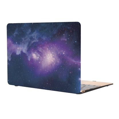 For Macbook Pro Retina 12 inch Starry Sky Patterns Apple Laptop Water Decals PC Protective Case(Blue) - MacBook Pro Cases by buy2fix | Online Shopping UK | buy2fix