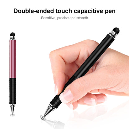 Suction Cup Dual Touch 2-in-1 Metal Capacitive Stylus Pen (Pink) - Stylus Pen by buy2fix | Online Shopping UK | buy2fix