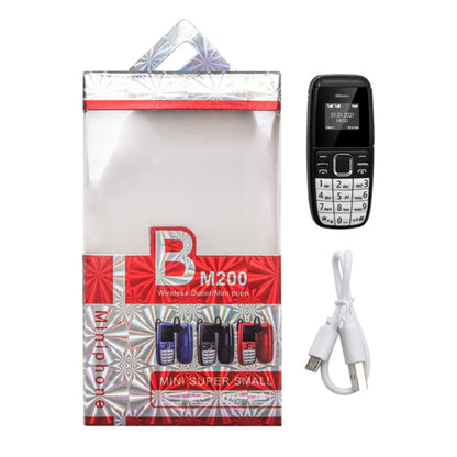 Mini BM200 Mobile Phone, 0.66 inch, MT6261D, 21 Keys, Bluetooth, MP3 Music, Dual SIM, Network: 2G (Red) - Others by buy2fix | Online Shopping UK | buy2fix