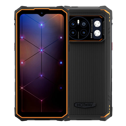 HOTWAV CYBER 13, IP68/IP69K Rugged Phone, 8GB+128GB, 10800mAh, 6.6 inch Android 14.0 Unisoc T606 Octa Core, Network: 4G, NFC, OTG (Orange) - Other by HOTWAV | Online Shopping UK | buy2fix