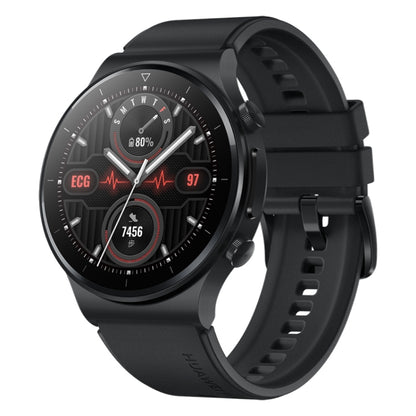 HUAWEI WATCH GT 2 Pro ECG Ver. Bluetooth Fitness Tracker Smart Watch 46mm Wristband, Kirin A1 Chip, Support GPS / ECG Monitoring(Black) - Wearable Devices by Huawei | Online Shopping UK | buy2fix