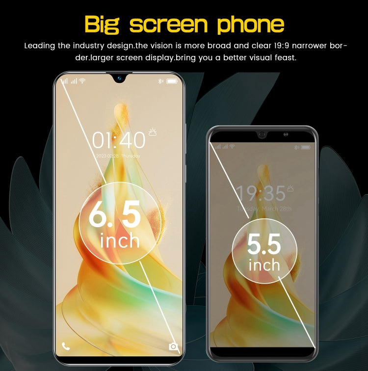 V27e / X23, 2GB+16GB, 6.5 inch Screen, Face Identification, Android 9.1 MTK6580A Quad Core, Network: 3G, Dual SIM (Cyan) -  by buy2fix | Online Shopping UK | buy2fix