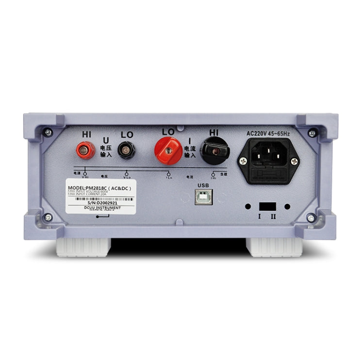 DCUU PM2818C AC / DC 40A Intelligent Electrical Parameters Measuring Instrument (EU Plug) - Current & Voltage Tester by buy2fix | Online Shopping UK | buy2fix