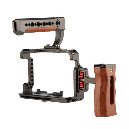 PULUZ Video Camera Cage Stabilizer for Sony A7 III & A7M3 / A7R3 & A7R III, without Handle(Bronze) - Camera Cage by PULUZ | Online Shopping UK | buy2fix