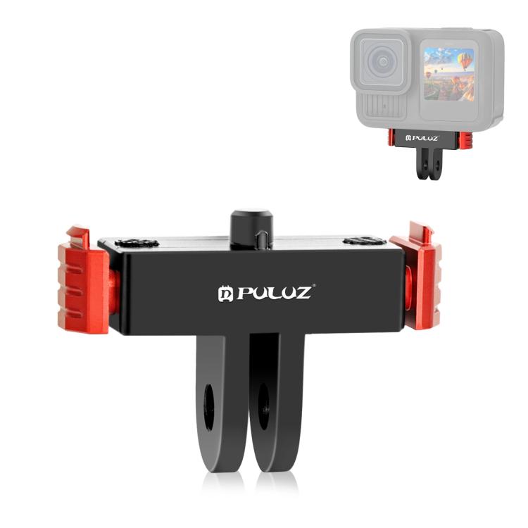 For GoPro HERO13 Black  PULUZ Magnetic Quick Release Base Mount (Black Red) - Connection Mount by PULUZ | Online Shopping UK | buy2fix