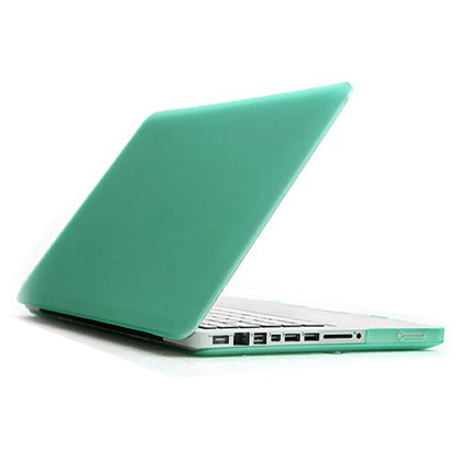 ENKAY for MacBook Pro 13.3 inch (US Version) / A1278 4 in 1 Frosted Hard Shell Plastic Protective Case with Screen Protector & Keyboard Guard & Anti-dust Plugs(Green) - MacBook Pro Cases by ENKAY | Online Shopping UK | buy2fix