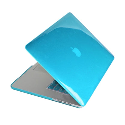 ENKAY for MacBook Pro Retina 13.3 inch (US Version) / A1425 / A1502 4 in 1 Crystal Hard Shell Plastic Protective Case with Screen Protector & Keyboard Guard & Anti-dust Plugs(Blue) - MacBook Pro Cases by ENKAY | Online Shopping UK | buy2fix